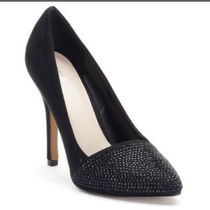 Apt. 9 Women's Black Sparkle Toe Heels